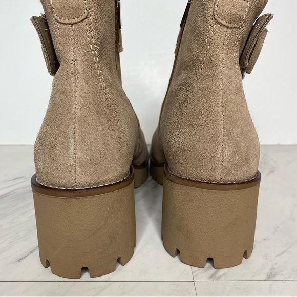 Blondo Dagger Tan Suede Bootie 10M - Picture 4 of 15